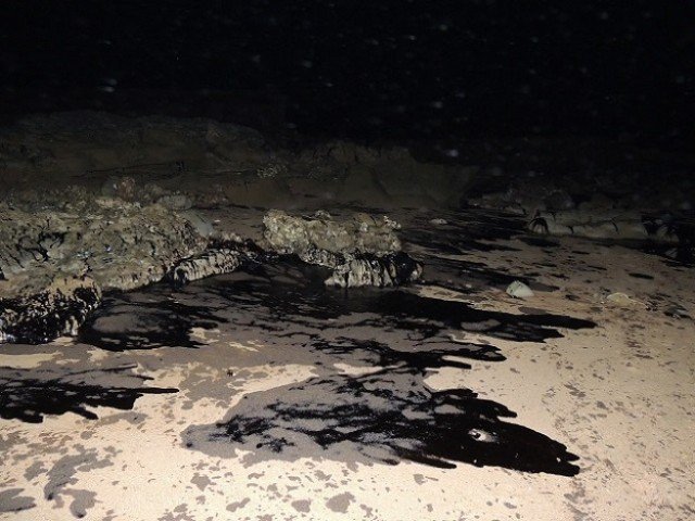 Karachi Coast oil spill